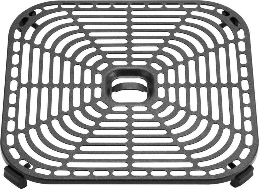 Reserveplaat Airfryer Bakplaat Accessoire Verbeterd Frituren Antiaanbaklaag 6 Liter Zwart