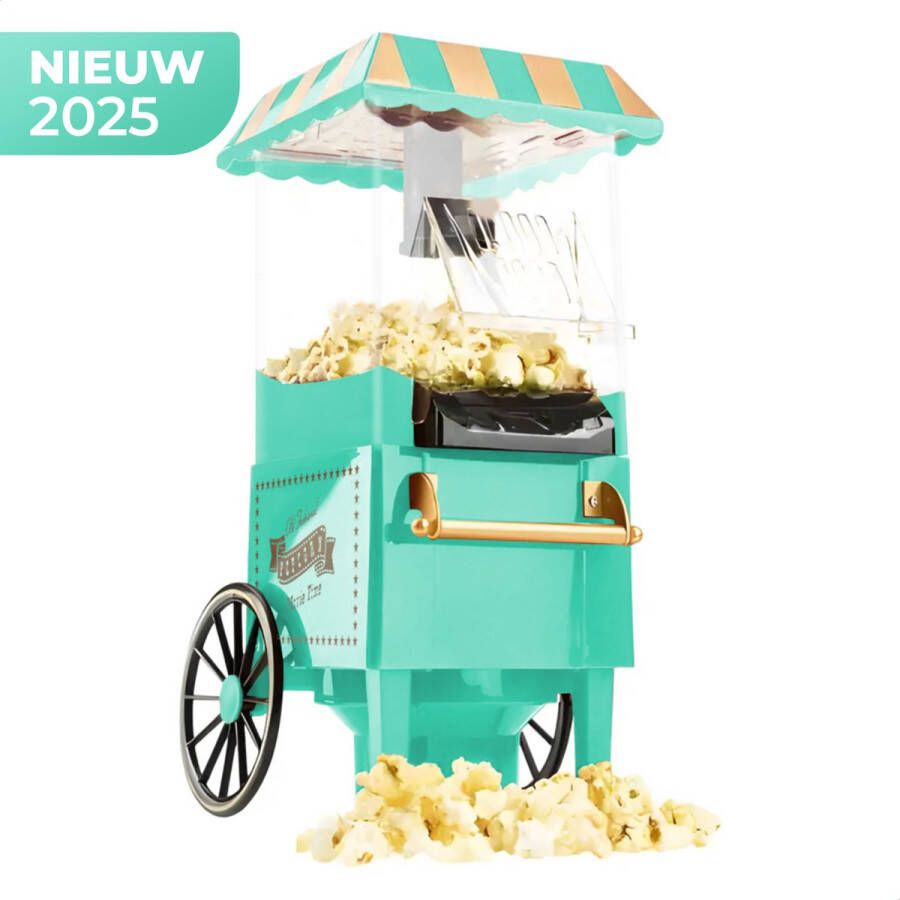 Retro Popcornmachine 1200W – Stijlvolle Popcornmaker voor Thuisgebruik