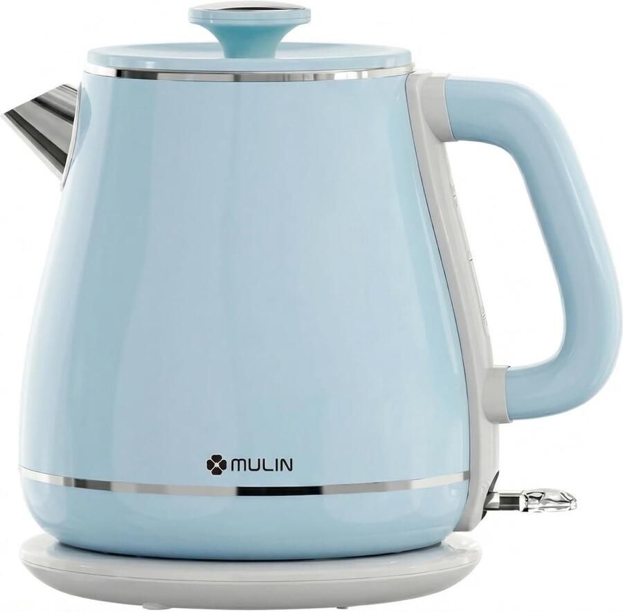Retro Waterkoker Roestvrij Staal 1 8 Liter Capaciteit Automatische Uitschakeling Voor Gezinnen