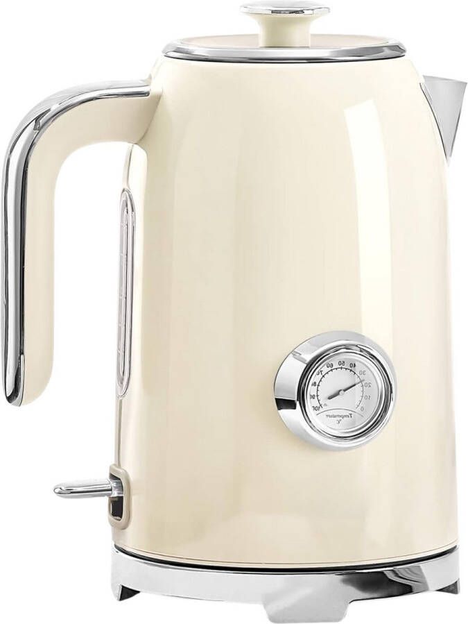Retro Waterkoker Stijlvol En Praktisch Voor Dagelijks Gebruik Vintage Design Voor Klassieke Of Moderne Keukens 1 7 Liter Capaciteit Voor Grote Volumes