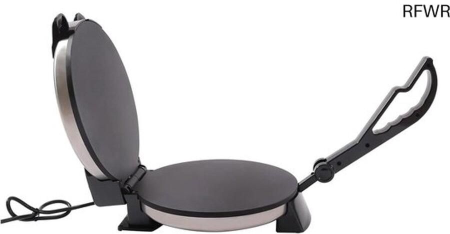 RFWR Elektrische Roti Maker voor Platbrood 1800W Pannenkoekenbakker met Instelbare Temperatuur