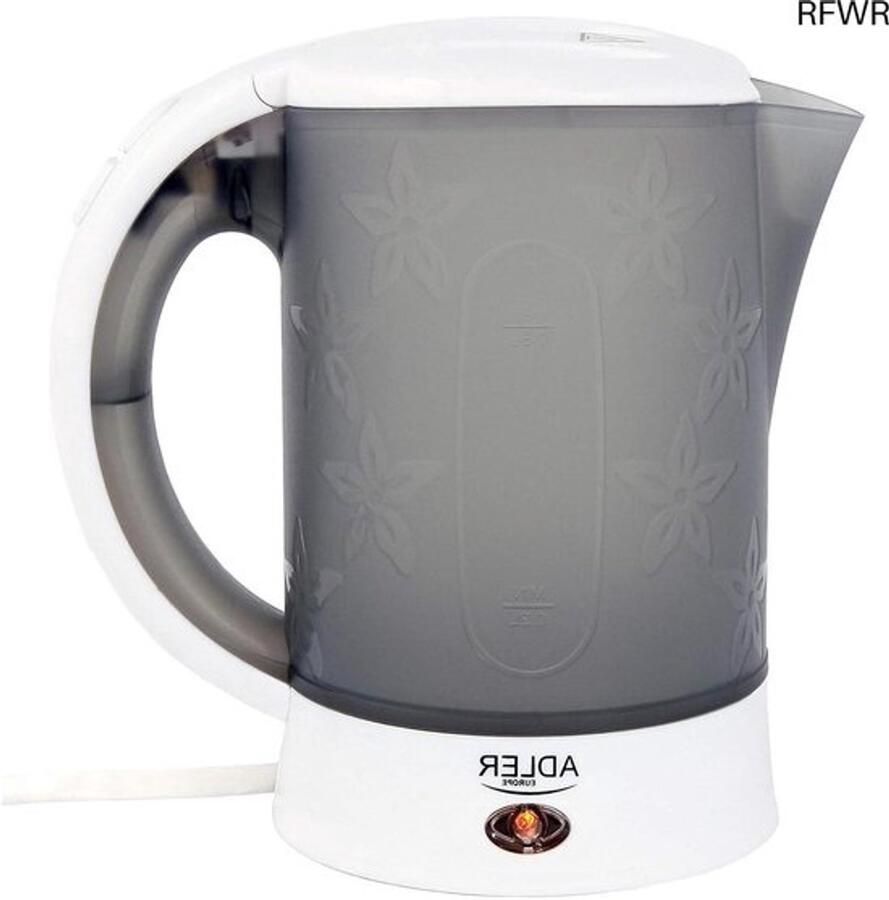RFWR Elektrische Waterkoker met Waterniveau-indicator en Antikalkfilter 0 6 L 600 Watt