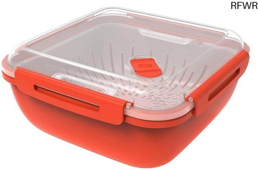 RFWR Microwave Stoompan 1.7L met Zeefinzet Gezond en Tijdbesparend Koken in de Magnetron
