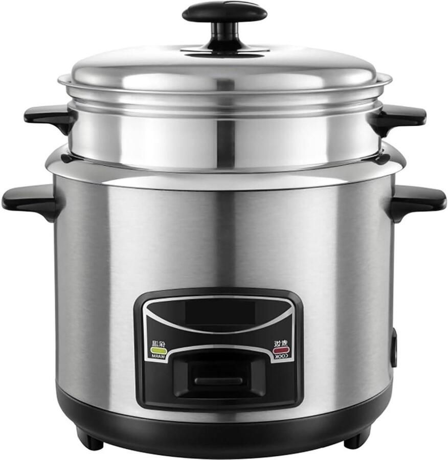 Rice cooker (2-6 l) multifunctional rice cooker – cutlery intelligent heat storage inner lining made of stainless steel 304 for 1-11 people (size 3L)
