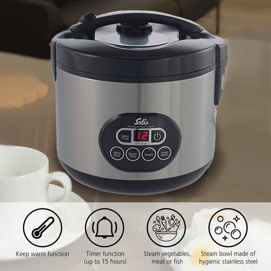 Rice Cooker and Steam Cooker Easy fast and healthy cooking A Healthier Way to Cooking Rice