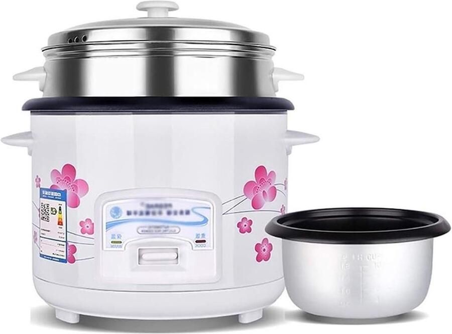 Rice Cooker and Steamer Household Rice Cooker with Non-Stick Coating Warm Function (1.5 2 3 4 5L) for 1-8 People (Size: 4L-700W) (1.5L)