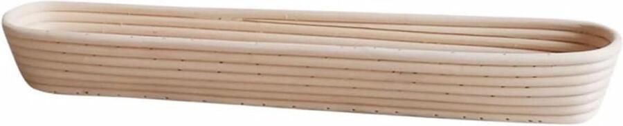 Rieten Broodmand Rijsmand Deegkom Brood Bakken Met Voering 34x10cm Beige