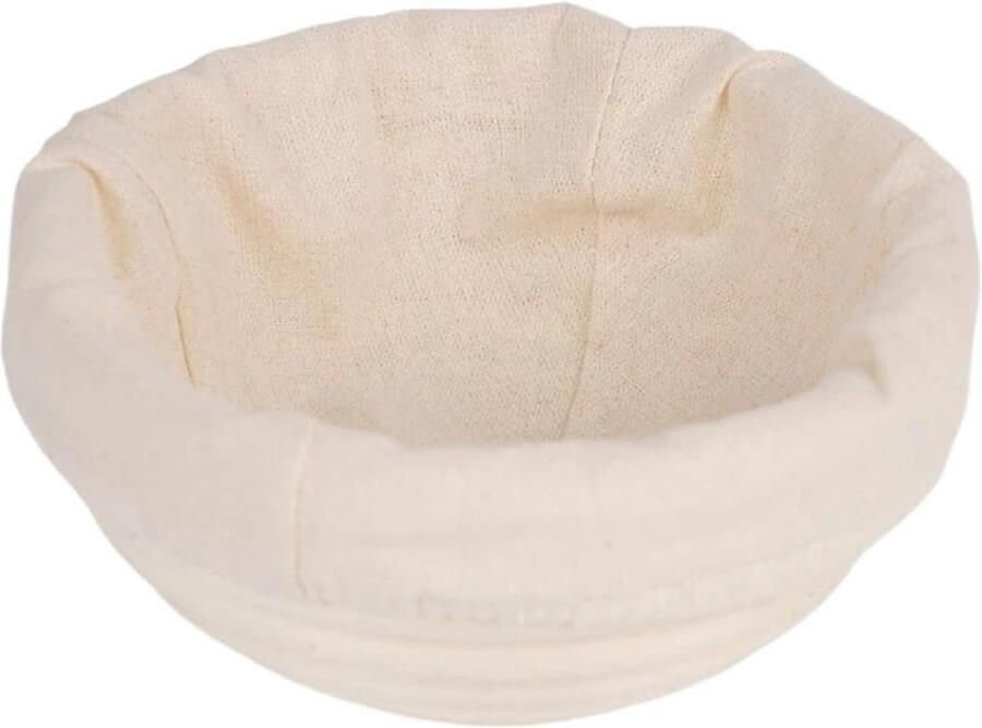 Rijsmand Brood Banneton Deegmand Zelf Brood Bakken Natuurlijk Rotan Materiaal 16x6 cm Houtkleur