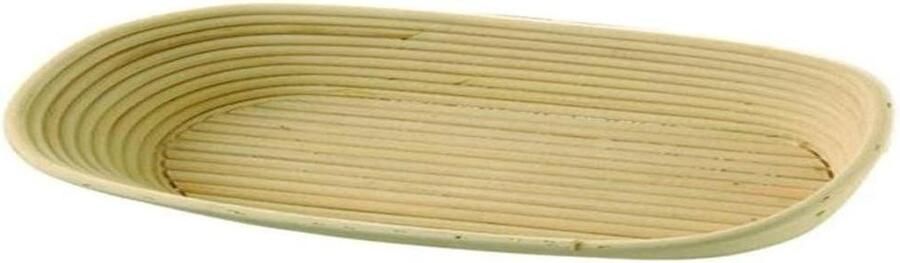 Rijsmand Ovaal Broodmand Rotan Brood Bakken Natuurlijk Materiaal 26 cm Natuurlijk