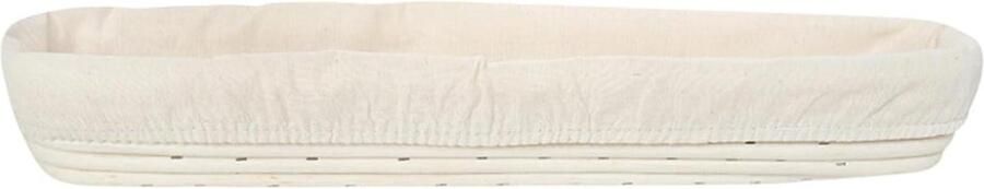 Rijsmand Stokbrood Deegmandje Brood Bakken Handgemaakt Rotan 43x9x55cm Natuurlijk