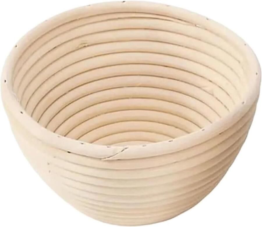 Rijsmanden Brood Banneton manden Ambachtelijk bakken Professioneel resultaat thuis 13 cm Houtkleur