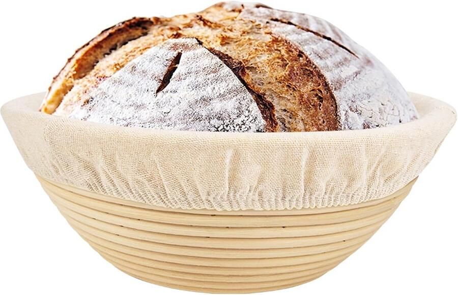 Rijsmandje Broodbakken Rijsmandje Brood Rijsmand Rond Banneton bakset
