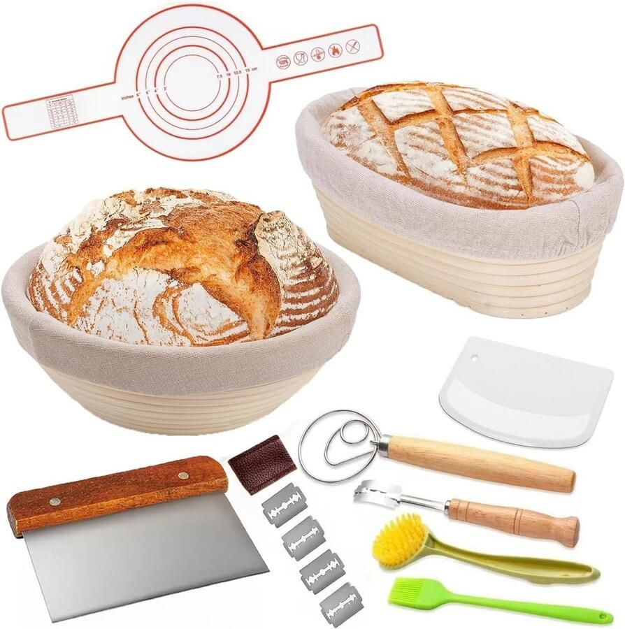 Rijsmandje Broodbakken Rijsmandje Brood Rijsmand Rond Banneton keukenhulp