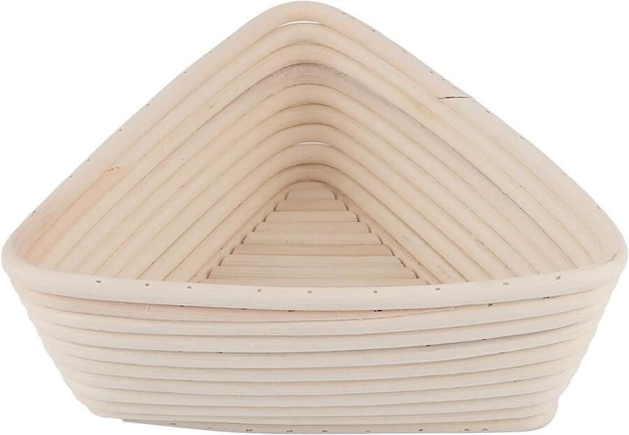 Rijsmandje Rotan Broodmandje Deeg Brood Bakken Natuurlijk Rotan Materiaal 25 x 25 x 10 cm Natuurlijk