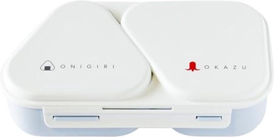 Rijstbal Lunchtas Onigiri Maker Lunch Bereiden Antibacteriële Zilverionen 18 cm Pastelblauw