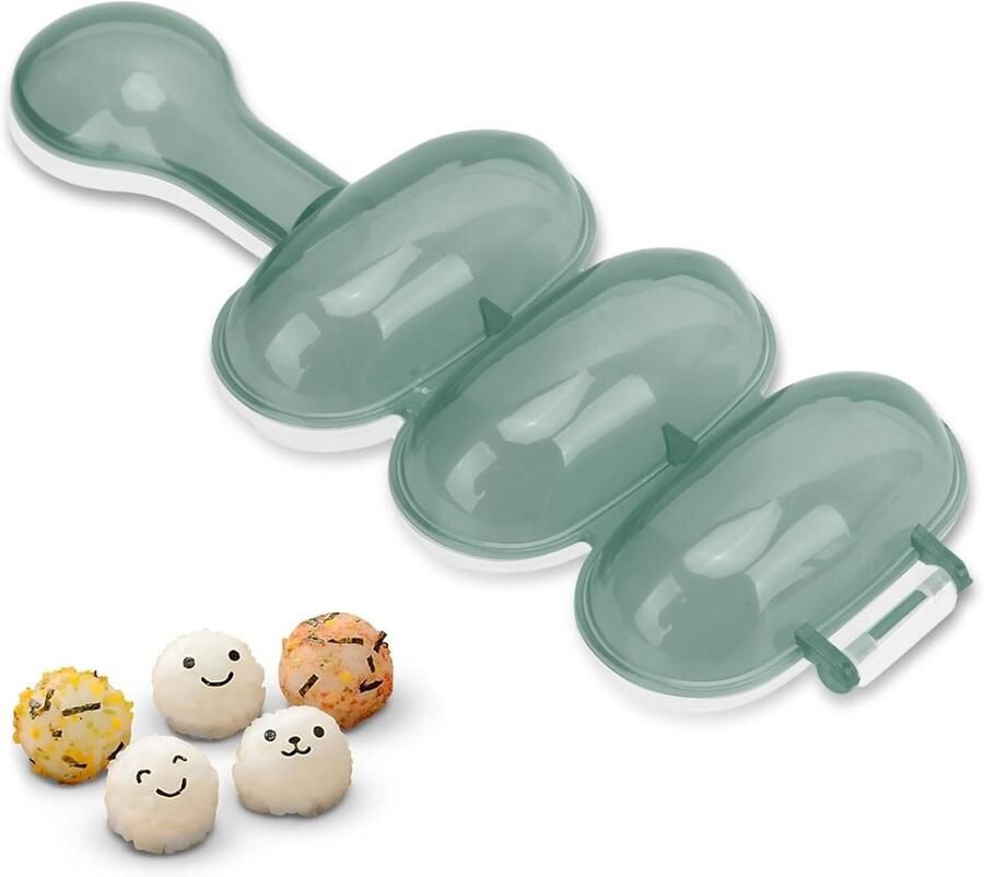 Rijstbal Maken Set Schudden Makkelijke Sushi & Onigiri Vorm voor Lunchtrommel