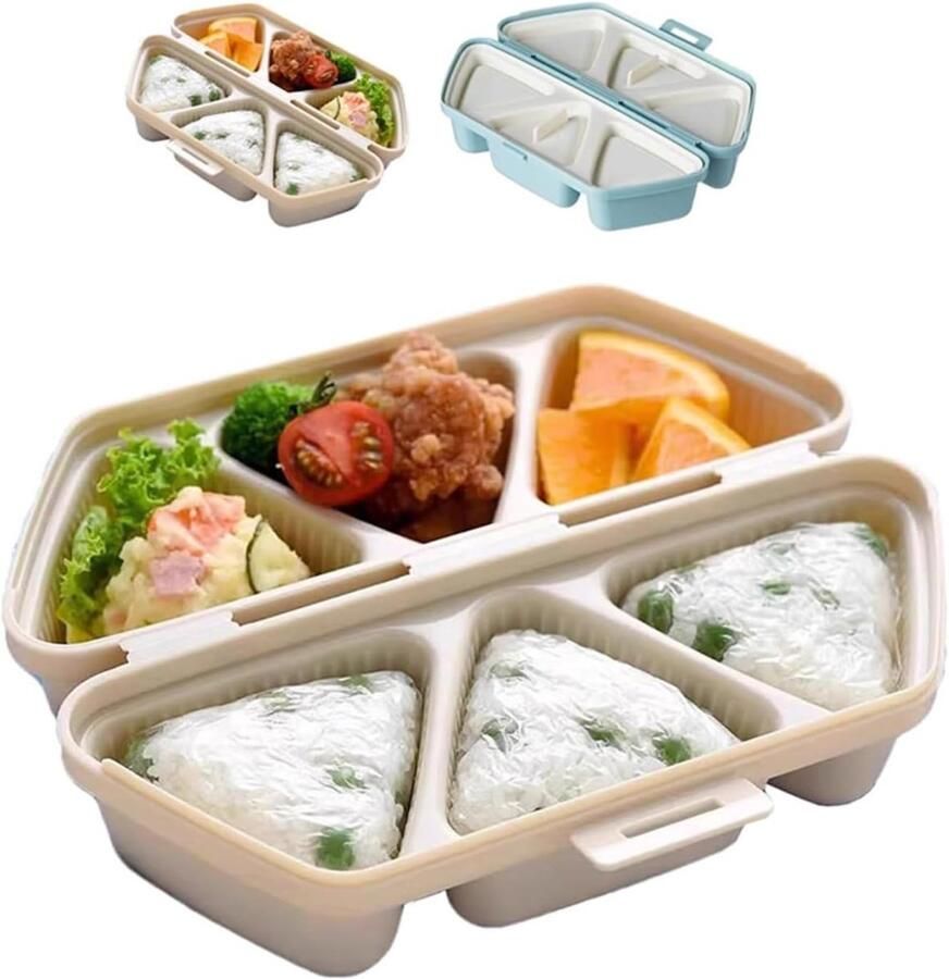 Rijstbal Maken Sushi Mallen Snelle Maaltijden 6 Holtes Tegelijk 21 x 14 x 4 cm Geel