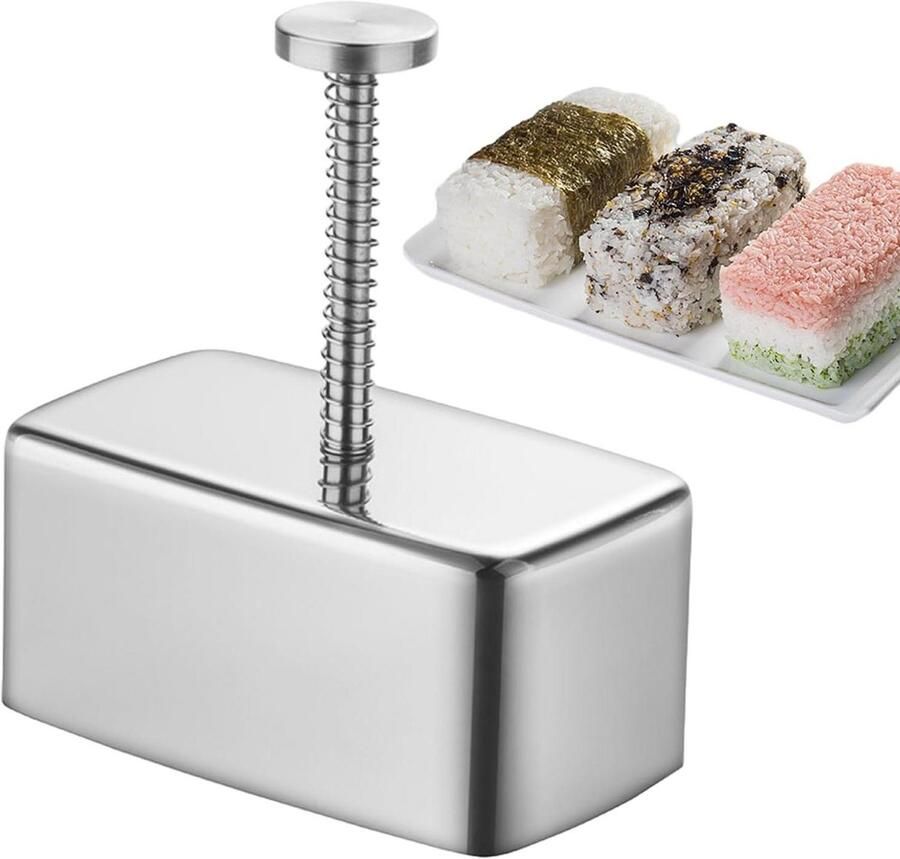 Rijstvorm Onigiri Maker Sushi Maken Veer Ontwerp 10 x 6 x 11 cm Meerkleurig