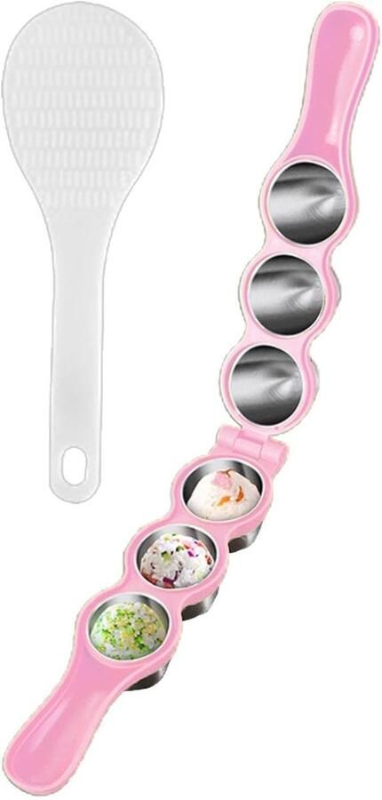 Rijstballenmaker Sushi Vorm Sushi Maken Roestvrij Staal 18.7 x 7.6 cm Roze