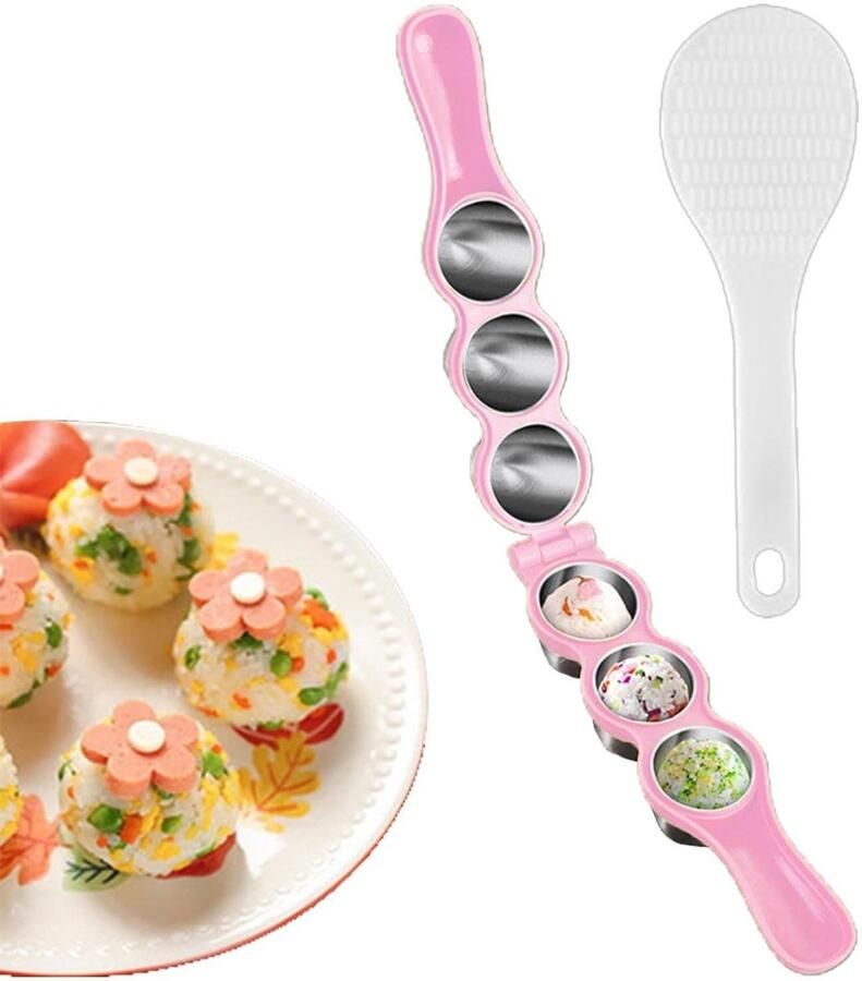 Rijstballenvorm Sushi vorm Zelf sushi maken Roestvrij staal 18 cm Geel