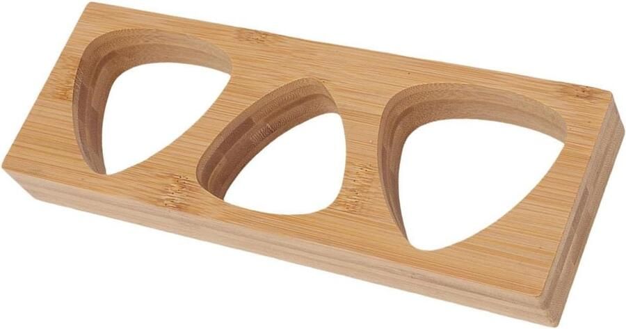 Rijstbalvorm Onigiri Maker Sushi Mold Japanse Keuken Drie Rijstballen Tegelijk ca. 260g Natuurlijk Bamboe