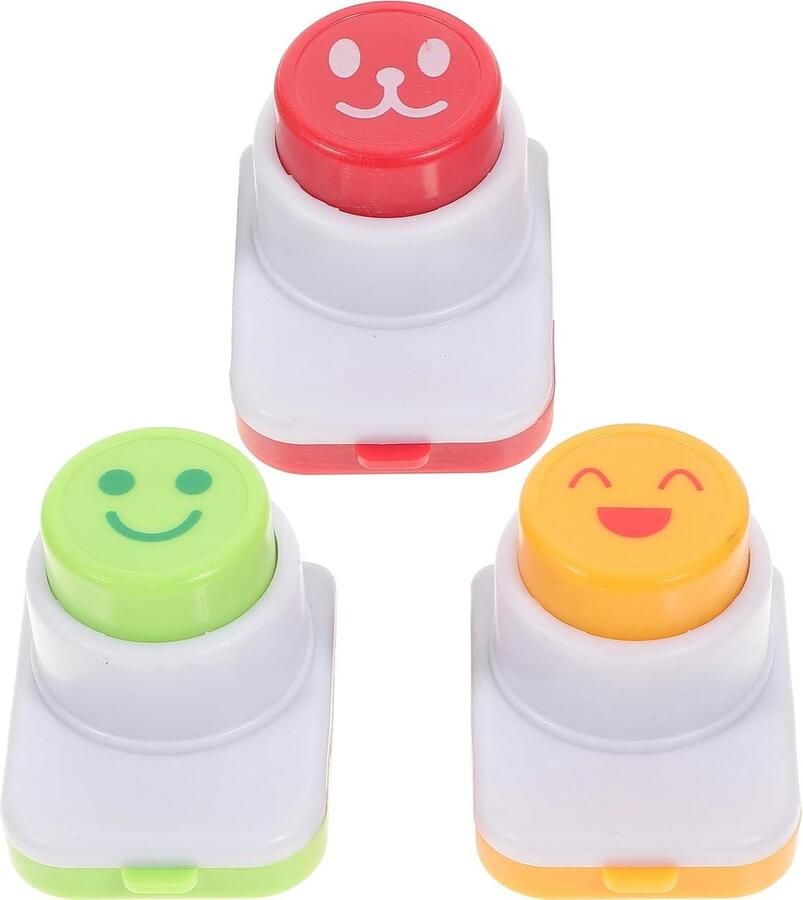Rijstbalvorm Set Sushi Molds Maak Grappige Gezichten Inclusief Zeewier Snijder 3 Delig As Shown