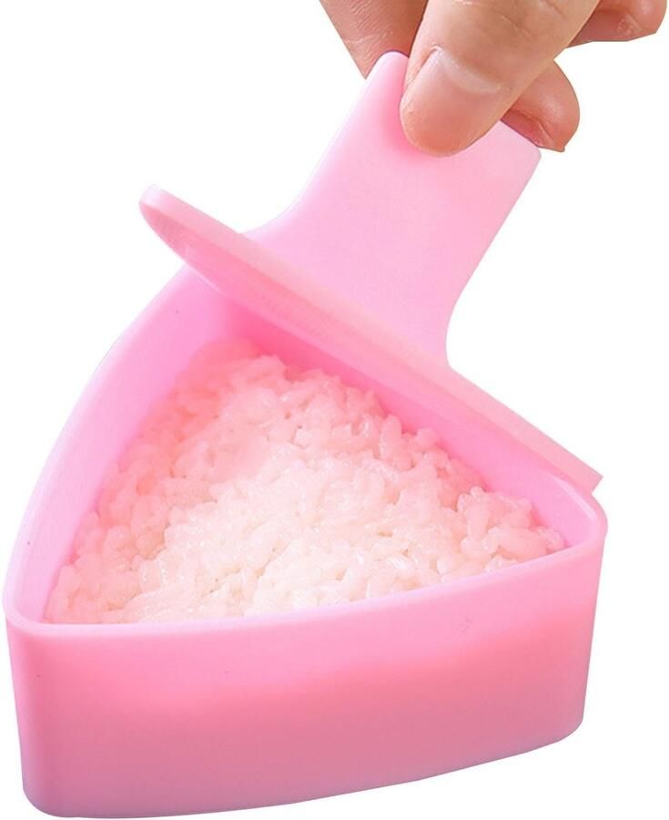 Rijstbalvorm Sushi maker Thuisbereiding Niet-klevend oppervlak 85 x 4 cm Roze