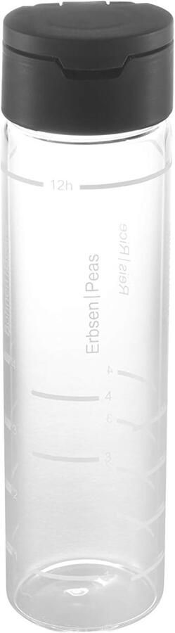 Rijstdispenser Glas Graan Wasbak Granen Spoelen Borosilicaatglas Kwaliteit Transparant