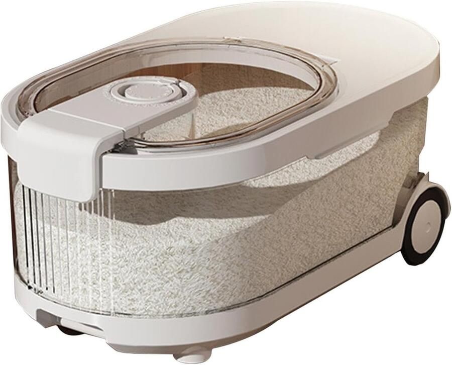 Rijstdispenser Keuken Muesli Opslag Voedsel Vers Houden Luchtdichte Opslag 395x23x19 cm Transparant