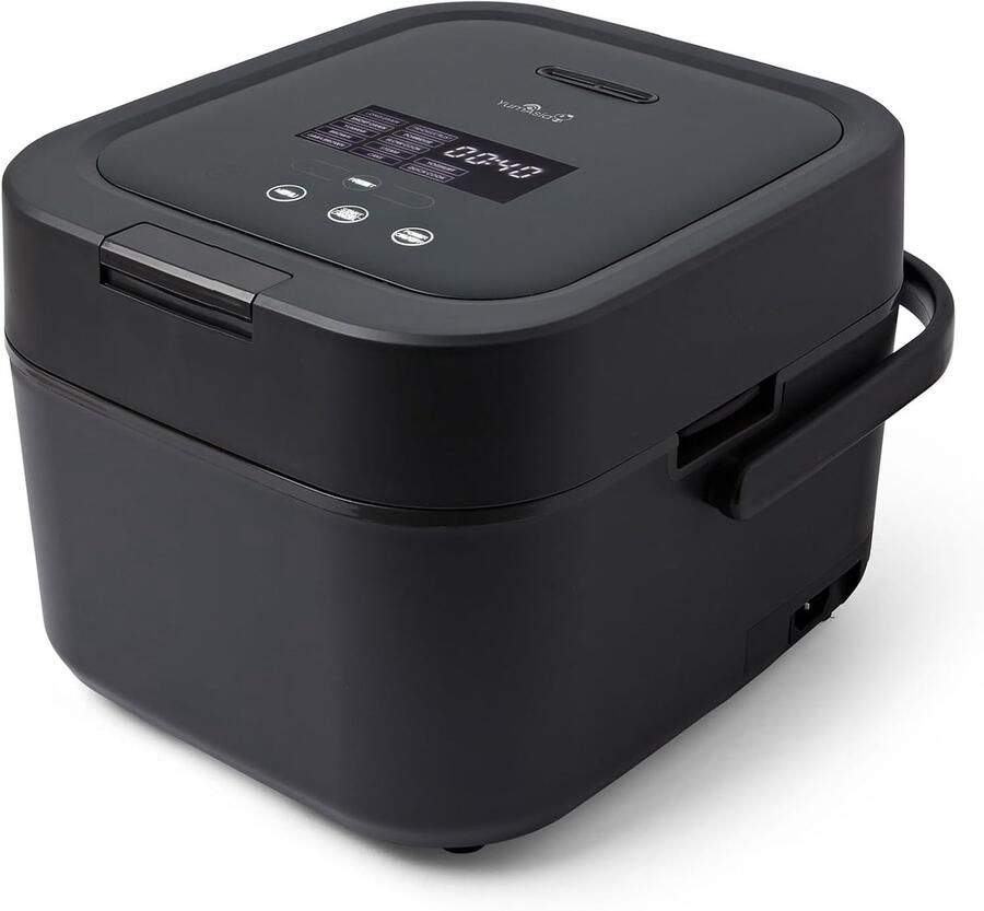 Rijstkoker met Inductieverwarming IH – Keramische Binnenpan – 12 Kookprogramma's – Warmhoudfunctie – 0 54 Liter – LED Display