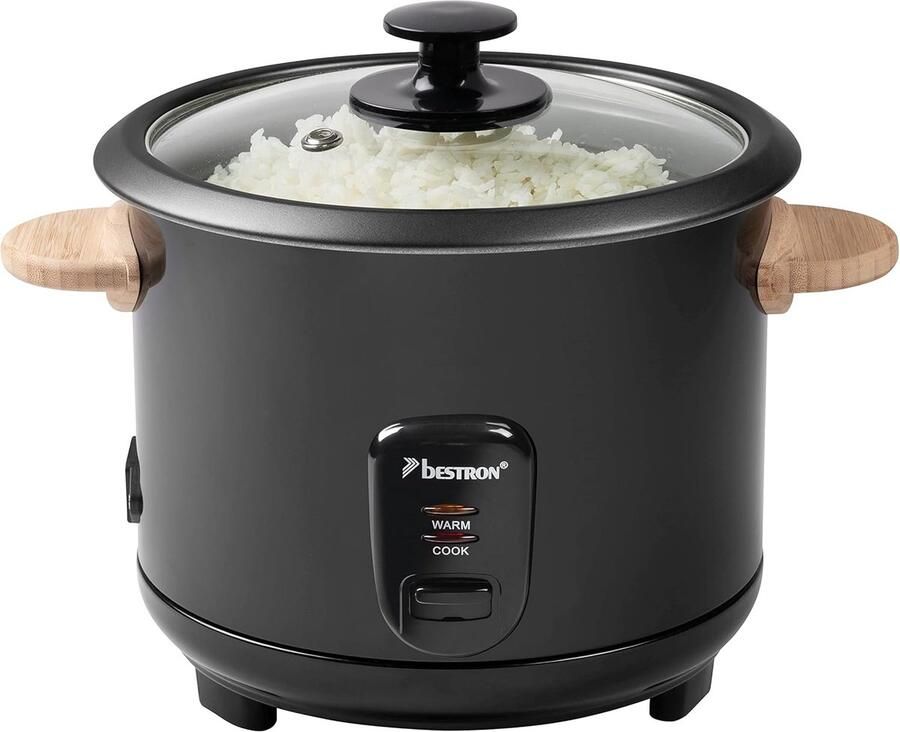 Rijstkoker 1 8 liter – automatische warmhoudfunctie – voor 8-10 personen – maatbeker – 700 Watt