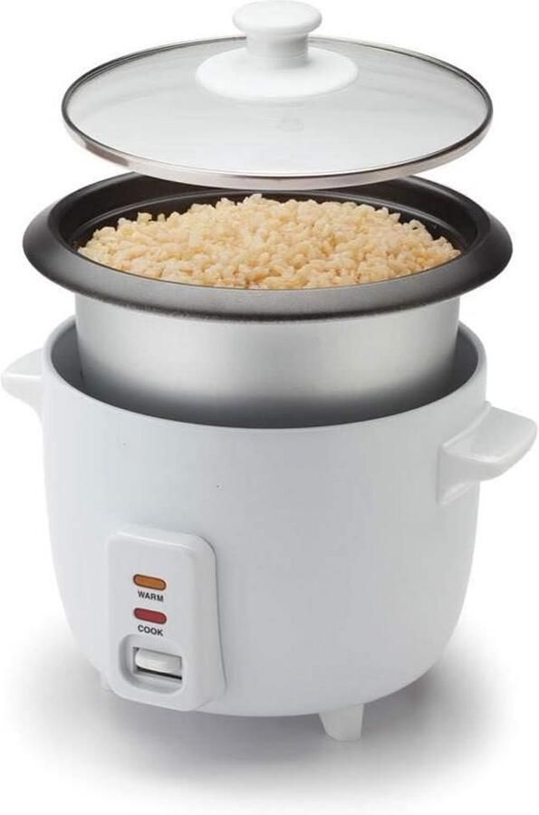 Rijstkoker 1.5L met Warmhoudfunctie Automatische Rijstpan met Antiaanbaklaag