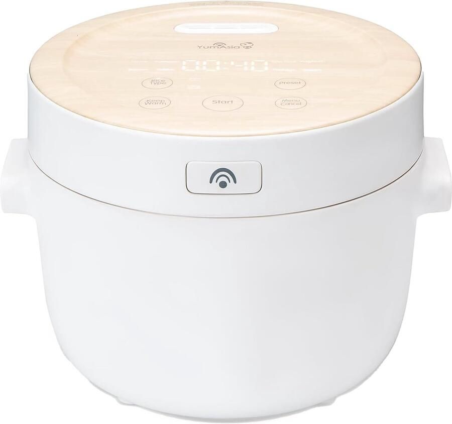 Rijstkoker 1L met Inductie Fuzzy Logic Keramische Binnenpan 5 Kopjes