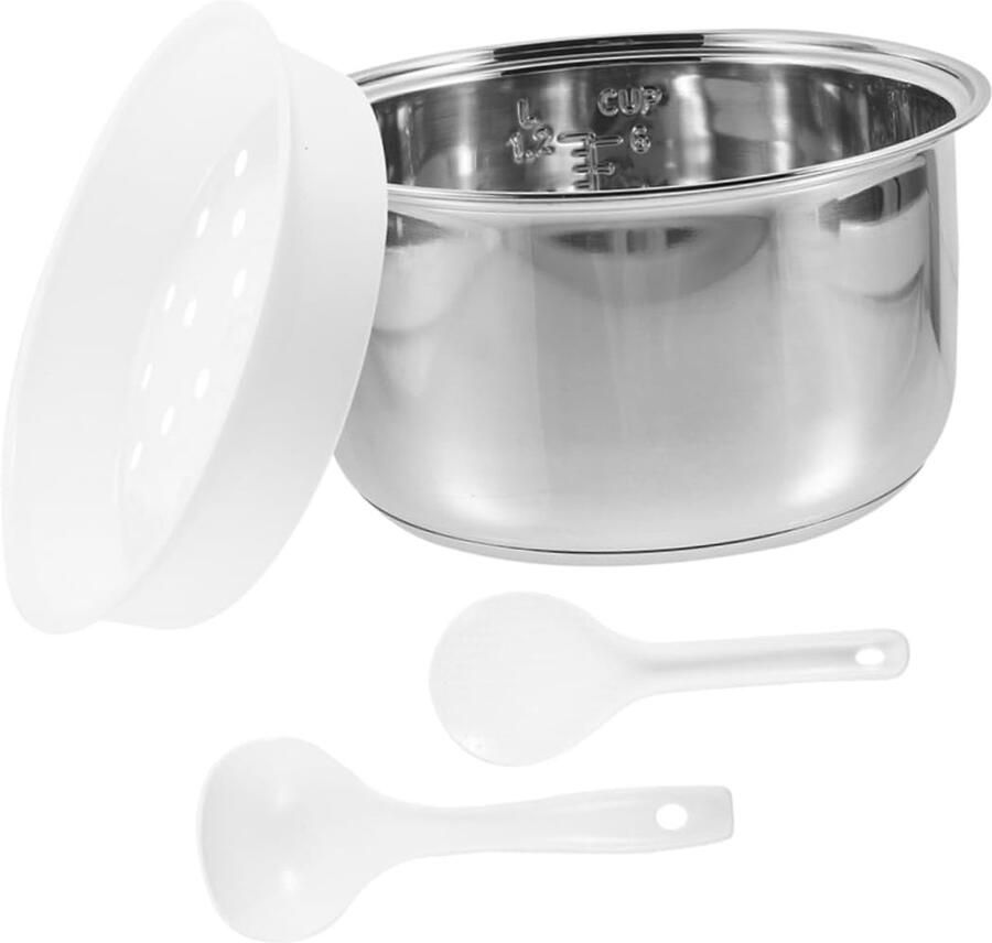 Rijstkoker Binnenpan Reserve Kookpot Verse Rijst Koken Universele Pasvorm 25cm Diameter Kleuren