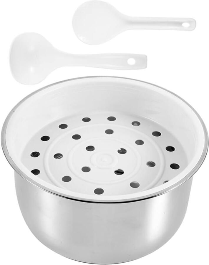 Rijstkoker Binnenpan Reservepan Stoommandje Koken Thuis Universele Pasvorm 4 Liter Kleuren