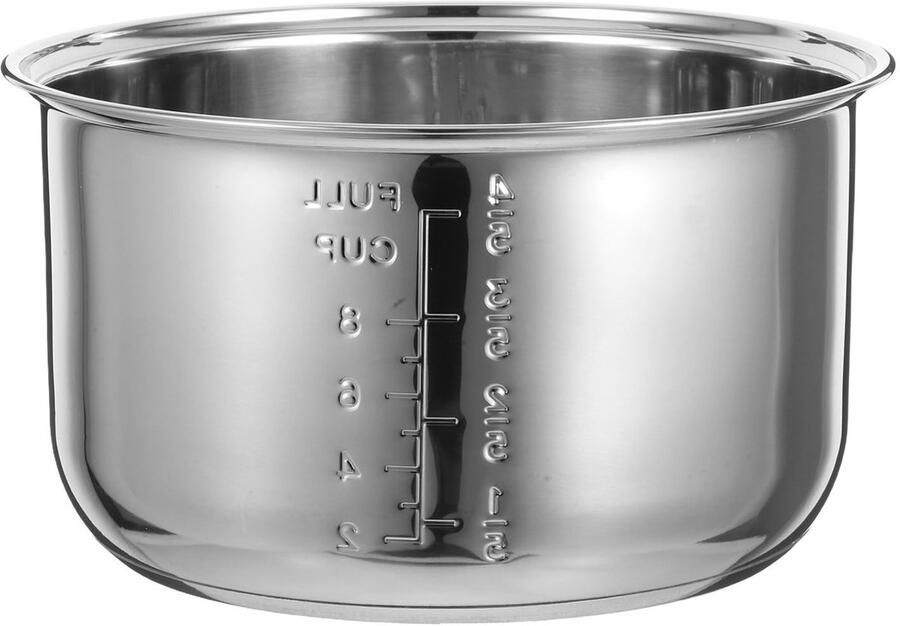 Rijstkoker Binnenpan Roestvrij Staal 4 Liter Capaciteit