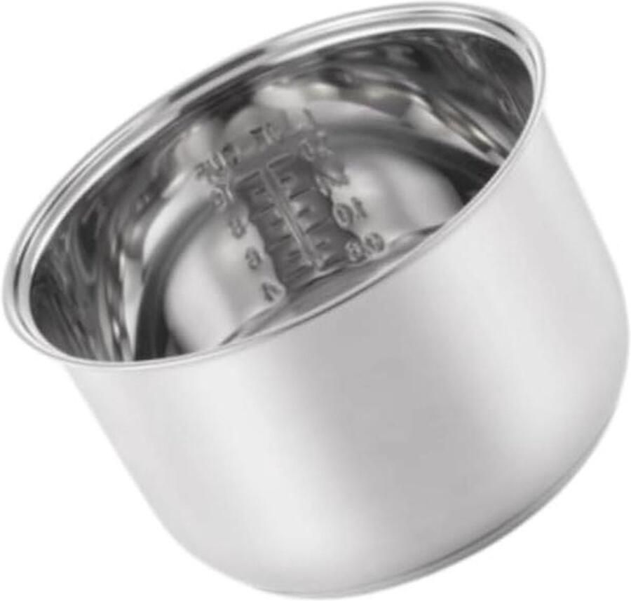 Rijstkoker Binnenpan Vervangende Kom Koken Thuis Verdik Materiaal 10 Cups Zilverkleurig
