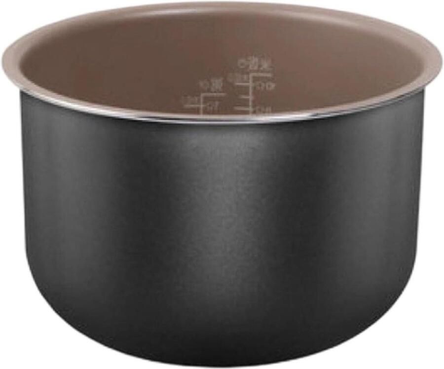 Rijstkoker Binnenpan Vervangende Pot Rijst Koken Non-stick Coating 5 Liter Grijs