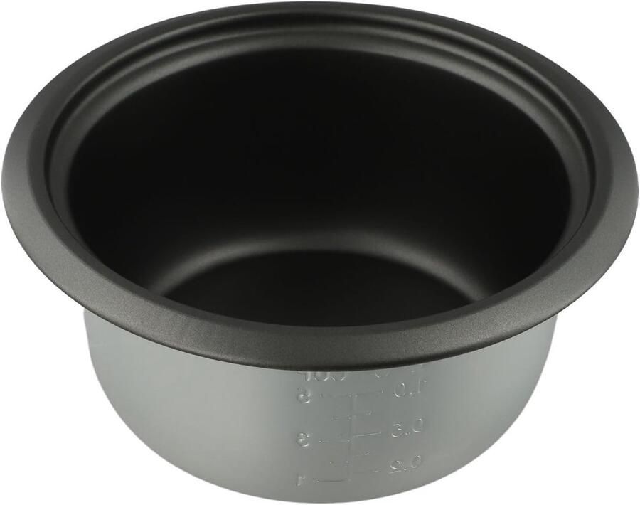 Rijstkoker Binnenpot Reservepot Kleine Gezinnen Antiaanbaklaag 1 Liter Zilver