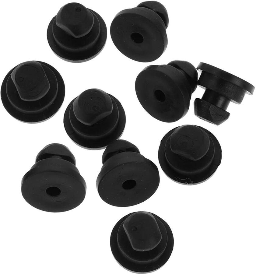 Rijstkoker Bumpers Voetjes Rijstkoker Stabiel Koken Eenvoudige Installatie 1.6 x 1.6 x 0.8 cm Zwart