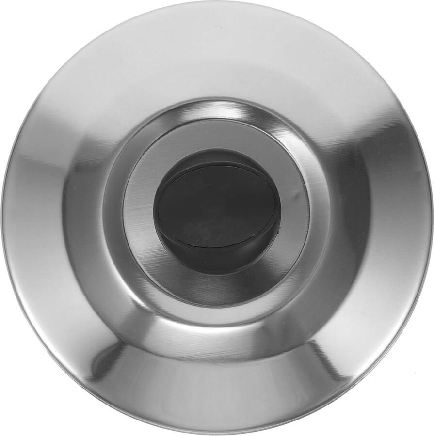 Rijstkoker Deksel Pan Deksel Koken Roestvrij Staal 21 cm Zilver