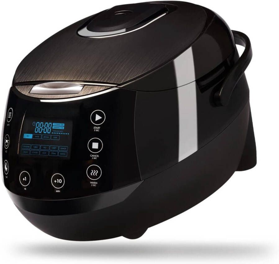 Rijstkoker Digitaal Stoomkoker Multikoker 12 Programma's Zwart