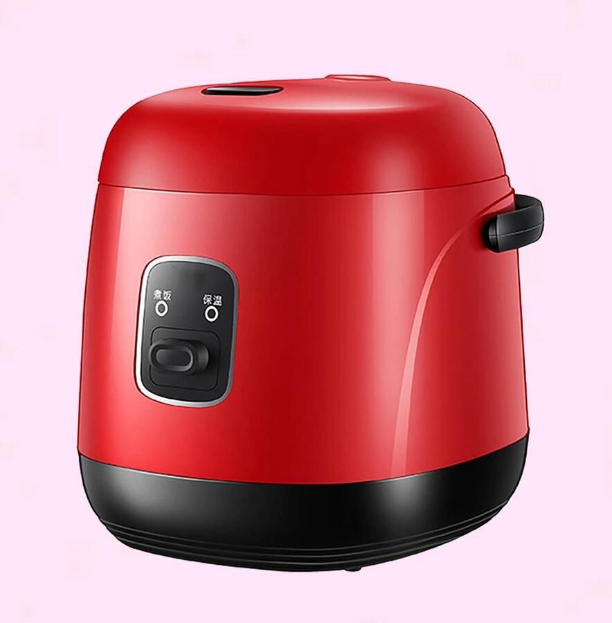 Rijstkoker Elektrisch Multicooker Stoompan Snelle Maaltijden Koken Antiaanbak Binnenpan 12 Liter Capaciteit Rood