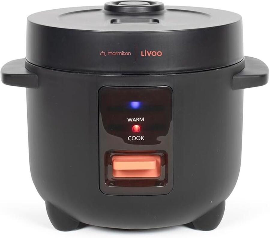 Rijstkoker Elektrische pan Perfect rijst koken Automatisch warmhouden 12 Liter Zwart