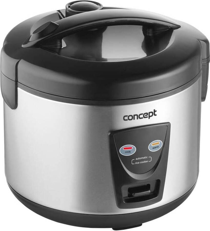 Rijstkoker en Stomer 2-in-1 met Warmefunctie 1 5 L RVS