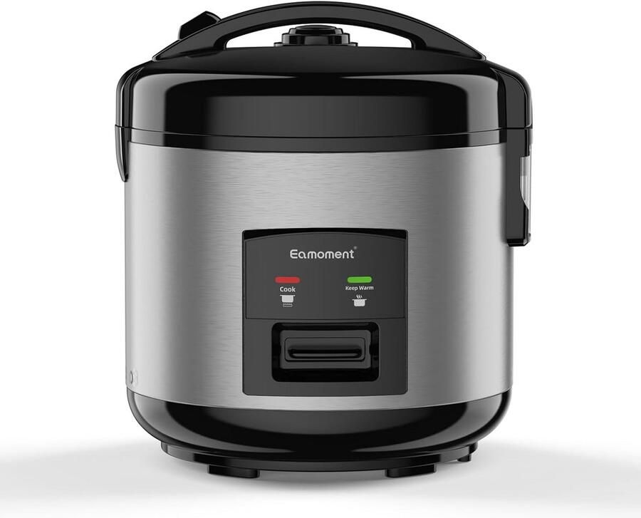 Rijstkoker en Stoompan 1L voor 1-5 Personen Snel Koken zonder Aanbranden