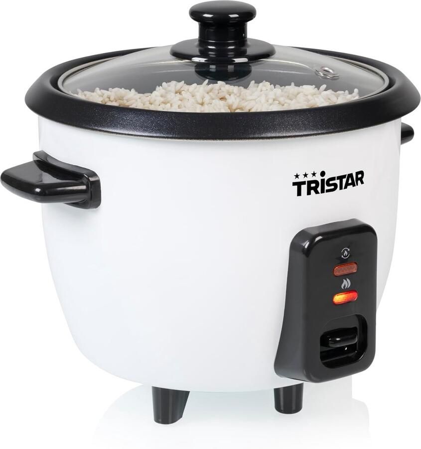 Rijstkoker Kookapparaat Eenvoudig Rijst Koken Antiaanbak Binnenpan 06 Liter Wit