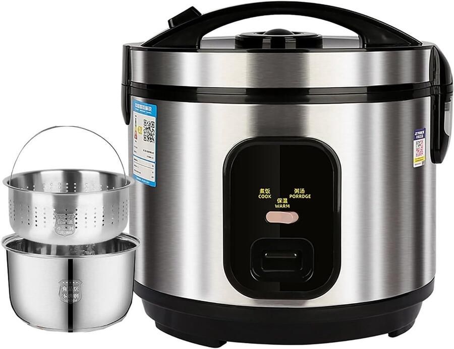 Rijstkoker Laag Suiker Huishoudelijke Koker Gezond Koken Gescheiden Rijst Soep 5 Liter Wit