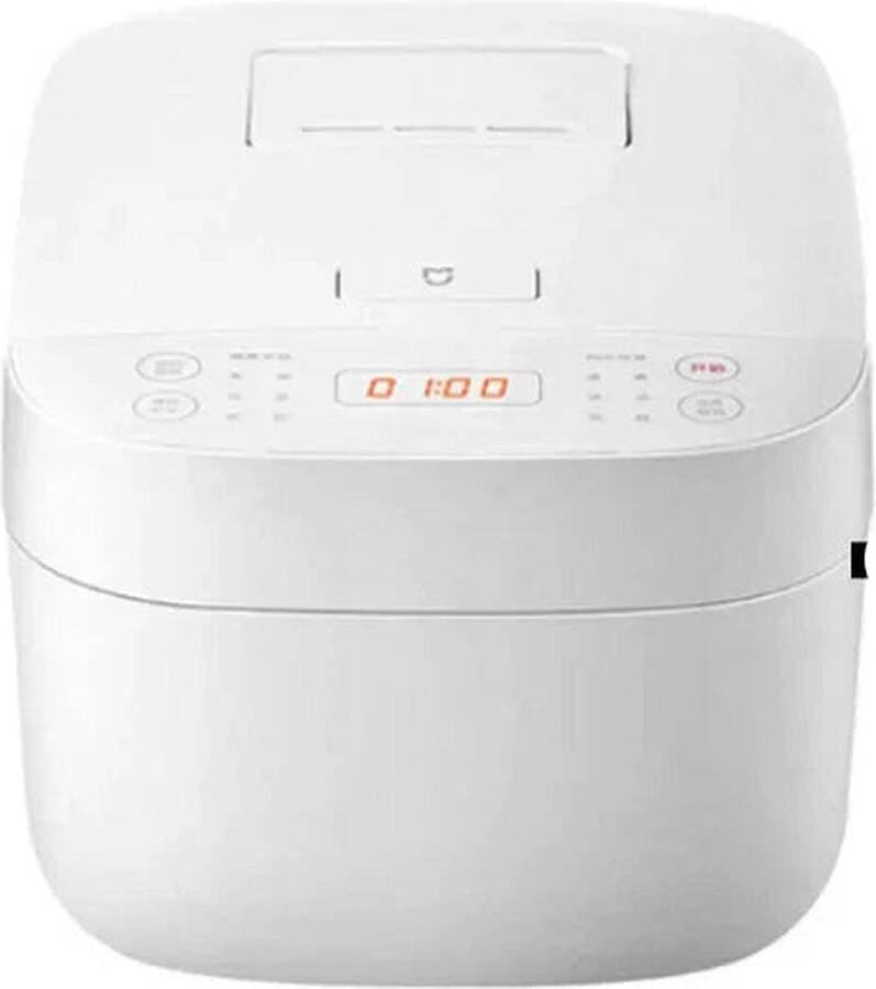 Rijstkoker met Stomer met Opwarmende Functie 11 functies Slowcooker Rice Cooker Warmhoudfunctie 2 tot 6 Personen Multi Cooker Anti-aanbaklaag binnenpan 650W 3L Wit