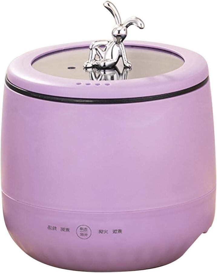 Rijstkoker Mini Kookpan Maaltijden Bereiden Compact Ontwerp 1.8 Liter Paars